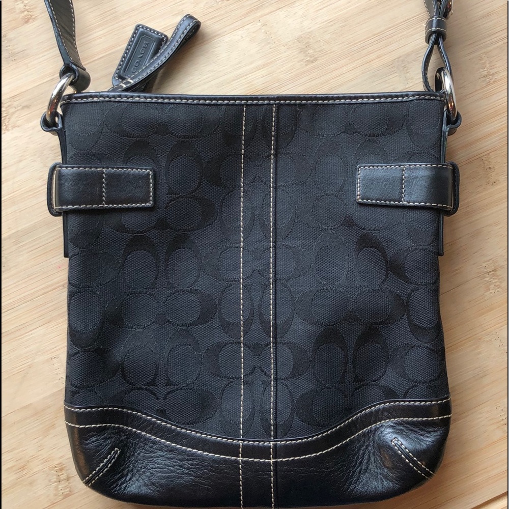 Coach Jacquard Shoulder Bag